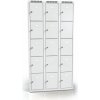 HTI Šatní skříň s 15 schránkami - šedá MC-4922