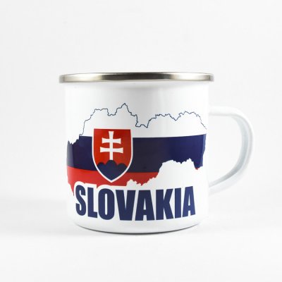 Smaltovaný hrnček IV Slovakia