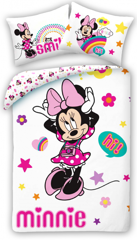 Halantex bavlna obliečky Minnie Mouse Hi 140x200 70x90