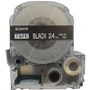 Epson LK-SD24KW, 24mm x 9m, bílý tisk / černý podklad, kompatibilní páska