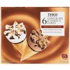 Tesco Mrazený krém vanilkový a čokoládový v oblátkovom kornúte 6 x 120 ml
