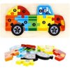CreativeToys drevené puzzle auto 30cm