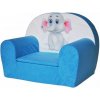 Detské kresielko Sloníča - Svetlo modrá