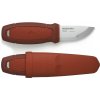 Vega Morakniv 12648 Eldris Red nôž na krk 5,9 cm, červená, guma/plast, plastové puzdro