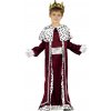 Guirca Detský kostým Kráľ Gašpar - červený Veľkosť - deti: M: 115-123 cm