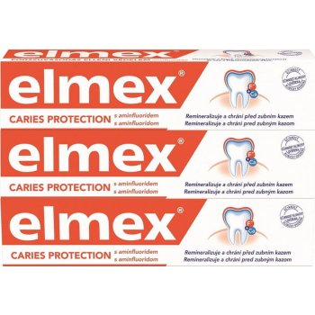 Elmex Caries Protection zubná pasta 3 x 75 ml