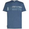 Pánske funkčné tričko Icebreaker Men Merino 150 Tech Lite SS Tee Elevation Line Veľkosť: L / Farba: modrá