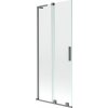 Mexen Velar L paraván na vaňu 2-krídlový posuvný 85 x 150 cm, transparentný, gun metal - 896-085-003-01-95