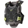 ALPINESTARS chránič hrude A-4 MAX 2022 black/anthracite/fluo yellow - M/L