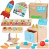 Tooky Toy box krabička XXL vzdelávecie Montessori 7 v 1 senzorická 16 - 18 mes