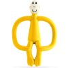 Matchstick Monkey Teething Toy and Gel Applicator hryzadielko s kefkou 2 v 1 Yellow 1 ks