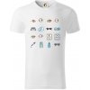Očný lekár ikony - Tričko z organickej bavlny - 3XL ( Biela )