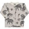 Dojčenský kabátik Baby Service Slony sivý 68 (4-6m)
