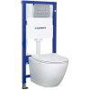 Kerra Geberit Duofix Basic Delos White/Delta WC závesná súprava, GBDDCH