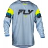FLY RACING dres KINETIC PRIX, FLY RACING - USA 2024 (šedá/šedá/hi-vis) - M