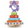 Melissa & Doug farebná skladacia pyramída Sloník