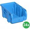 Allit Plastový box COMPACT, 102 x 160 x 75 mm, 24 ks, modrý