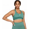 Dámske podprsenky Nike Swoosh Medium Support Non-Padded Sports - bicoastal/white - Zelený (XS)