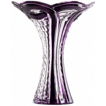 Caesar Crystal Krištáľová váza Ribbon, farba fialová, výška 250 mm od  283,64 € - Heureka.sk