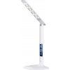 Solight WO43, LED stolná lampa s displejom, biela WO43