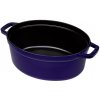 Staub Hrniec oválny 31 cm 5,5 l modrý