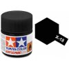 Tamiya Tamiya Color X-18 Semi-Gloss Black 10ml