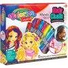 Colorino Kids farebné kriedy na vlasy 10 farieb metalické