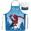 Javoli Chlapčenská zástera s čiapkou Spiderman Skyline