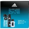 Adidas Ice Dive toaletná voda 50 ml + Deodorant sprej 150 ml + sprchový gél 250 ml