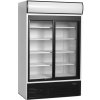 TEFCOLD Chladiaca skriňa | FSC 1200 S | 645 l – posuvné dvere – reklamný panel