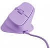 Vertikálna myš Natec CRAKE 2 PRO/Vertikálna/Optická/Pre pravákov/12 400 DPI/Drôtové USB-A/Fialová, NMY-2274