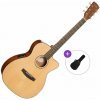 Cort L60CE Basic SET Natural Gloss Elektroakustická gitara Jumbo