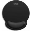 Goobay PODLOŽKA POD MYŠ TECH-PROTECT A200 S GELOVOU OPĚRKOU ZÁPĚSTÍ 25 x 22,5 CM ČERNÁ