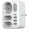 Síťový adaptér Viking AC34, rozbočovač, 7 výstupů