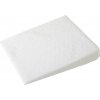 Dojčenský vankúš - klin New Baby BASIC biely 30x37 cm do kočíka