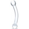 Glas - Curved G-Spot Stimulator Glass Dildo - Sklenené Dildo