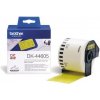 Brother - DK 44605 (papírová role žlutá 62mm x 30,48m) - snadno odstranitelná DK44605