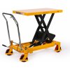 Pojazdový hydraulický zdvíhací stôl TF, nosnosť 1000 kg, zdvih 990 mm