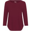 Neutral Dámske tričko s 3/4 rukávmi z organickej Fairtrade bavlny Bordeaux