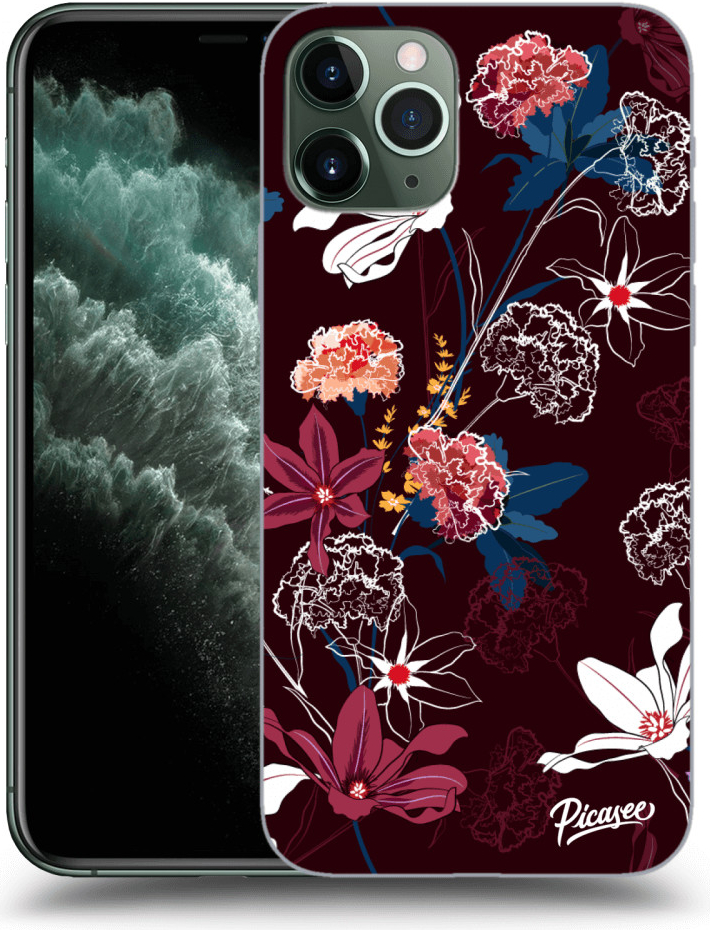 Picasee silikónové Apple iPhone 11 Pro Max - Dark Meadow čierne