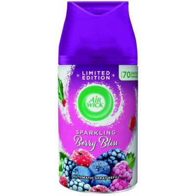Air Wick FreshMatic Essential Oils Merry Berry - Vôňa zimného ovocia automatický osviežovač náhradná náplň 250 ml