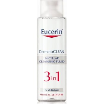 Eucerin DermatoClean micelárna čistiaca voda 3v1 (3 in 1 Micellar Cleansing  Fluid) 400 ml od 16,07 € - Heureka.sk