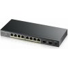Zyxel GS1100-10HP v2, unmanage PoE 8x Gigabit, 2x Fiber Uplink, 130 Watt PoE (GS1100-10HP-EU0102F)