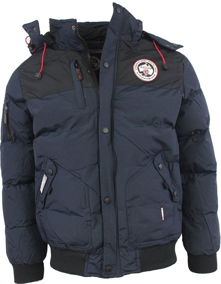 Geographical Norway bunda pánska Volvo MEN JKT 005 zimné prešívaná s kapucňou