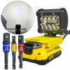 SADA PRACOVNÁ LAMPA STANLEY FATMAX 20V MAX + SADA ADAPTÉROV NA HLAVICE