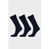 Gant ponožky MERCERIZED COTTON SOCKS 3-PACK modrá