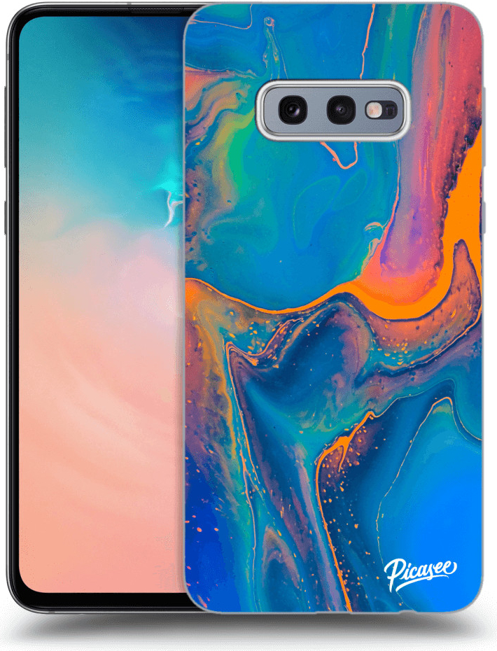 Púzdro Picasee silikónové Samsung Galaxy S10e G970 - Rainbow čiré