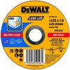 DeWALT DT43906 Rezný kotúč plochý na nerez, 125 x 1,6 mm