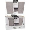 Homestyling Úložný box 39x30x24 cm textil šedý KO-101001710seda
