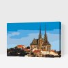 Painting Queens Maľovanie podľa čísel Katedrála Petrov Brno 60 x 80 cm bez rámu PBN/PETROVCATHEDRAL/60X80/WO